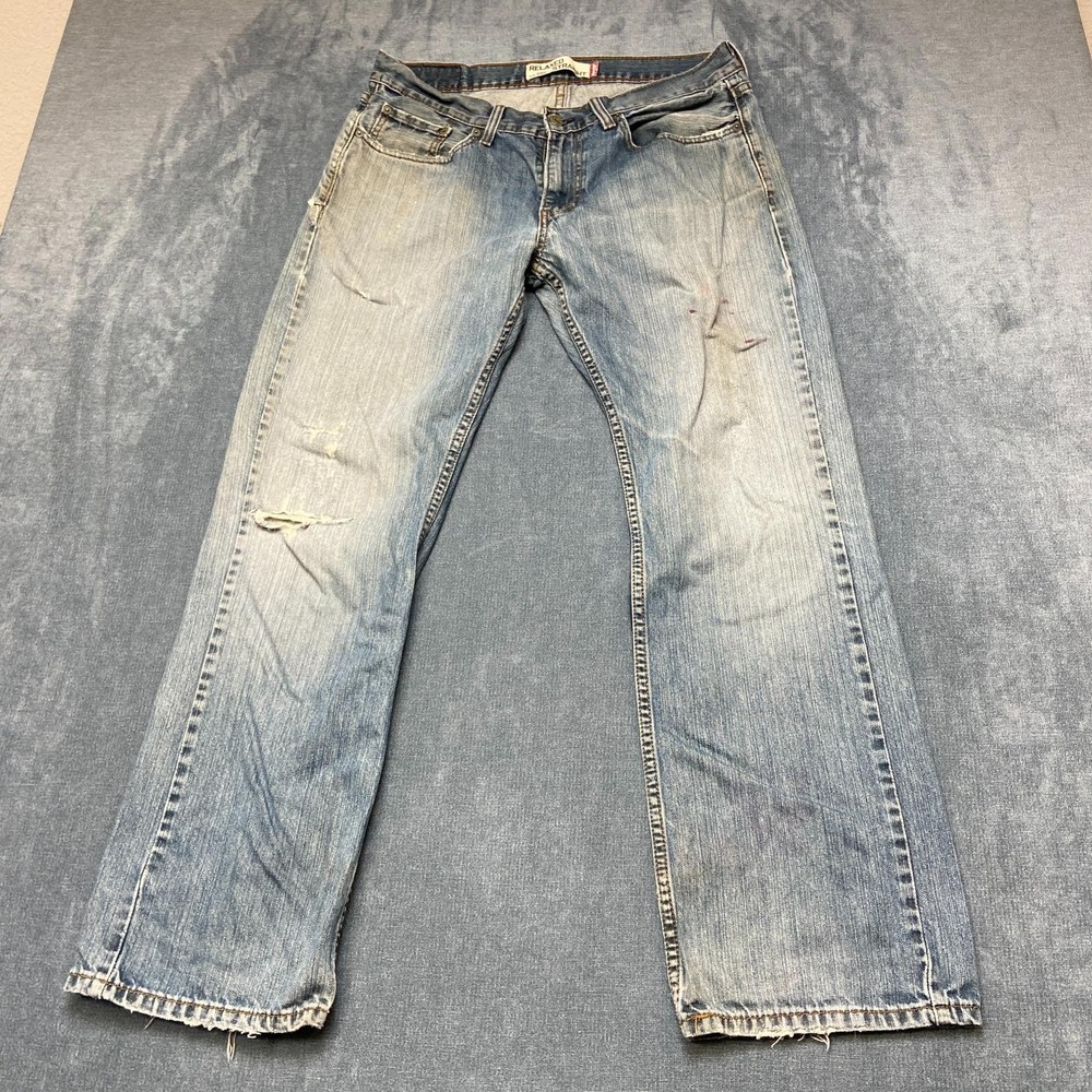 Levi's 559 Jeans Mens 33x32 Blue Denim All Day Comfort Relaxed Fit Straight Leg